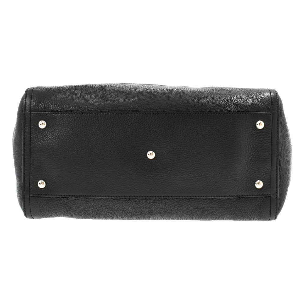 Gucci Soho Interlocking GG Tote Bag Black Leather Handbag - Picture 4 of 9